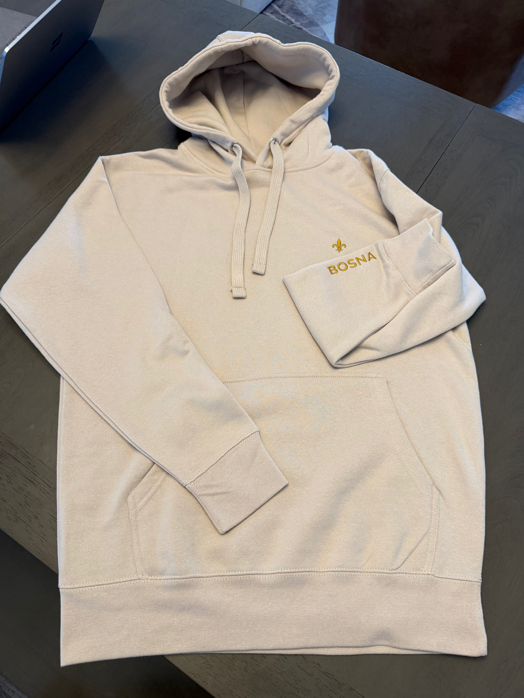 Bosna Ljiljan Premium Hoodie (Sand)