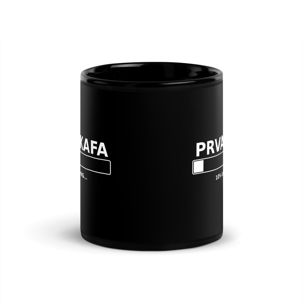 PRVA KAFA - 10% Loading Black Glossy Mug