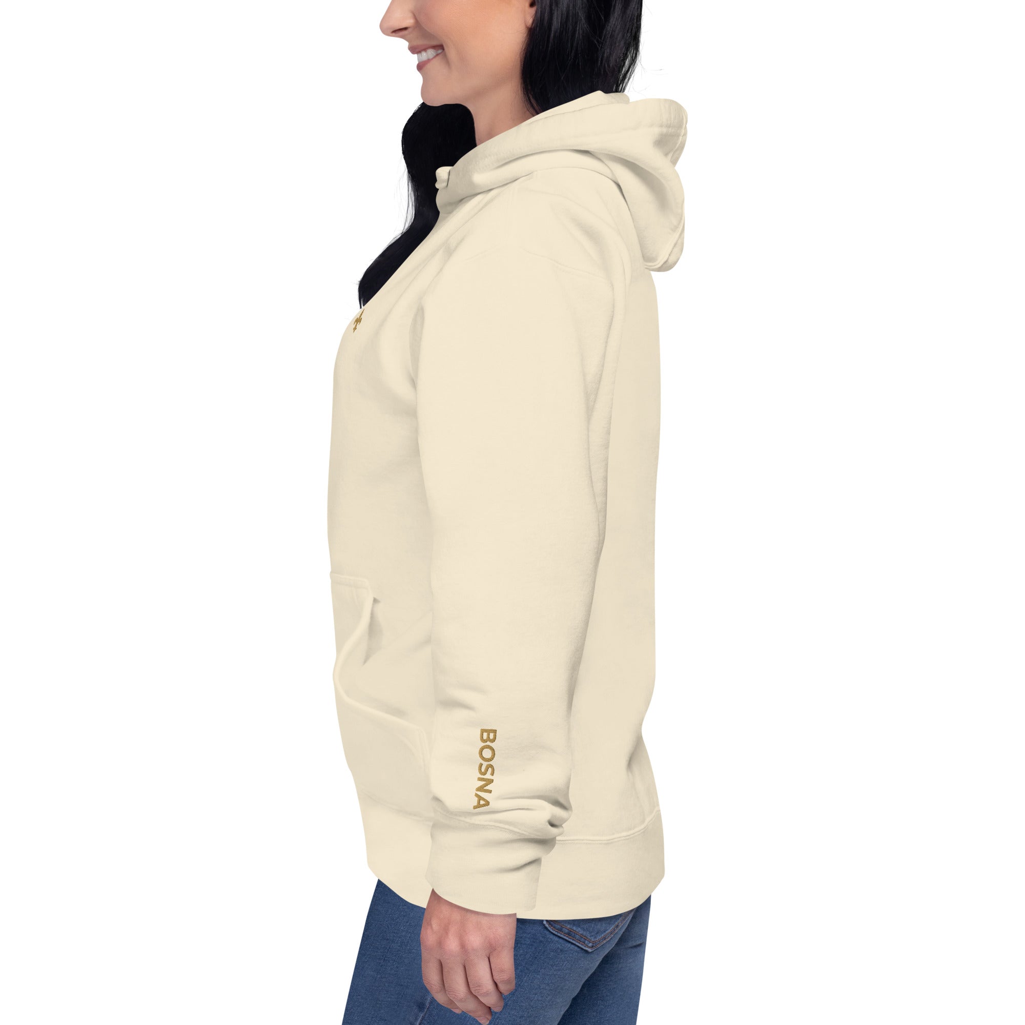 Bosna Ljiljan Premium Hoodie (Sand)