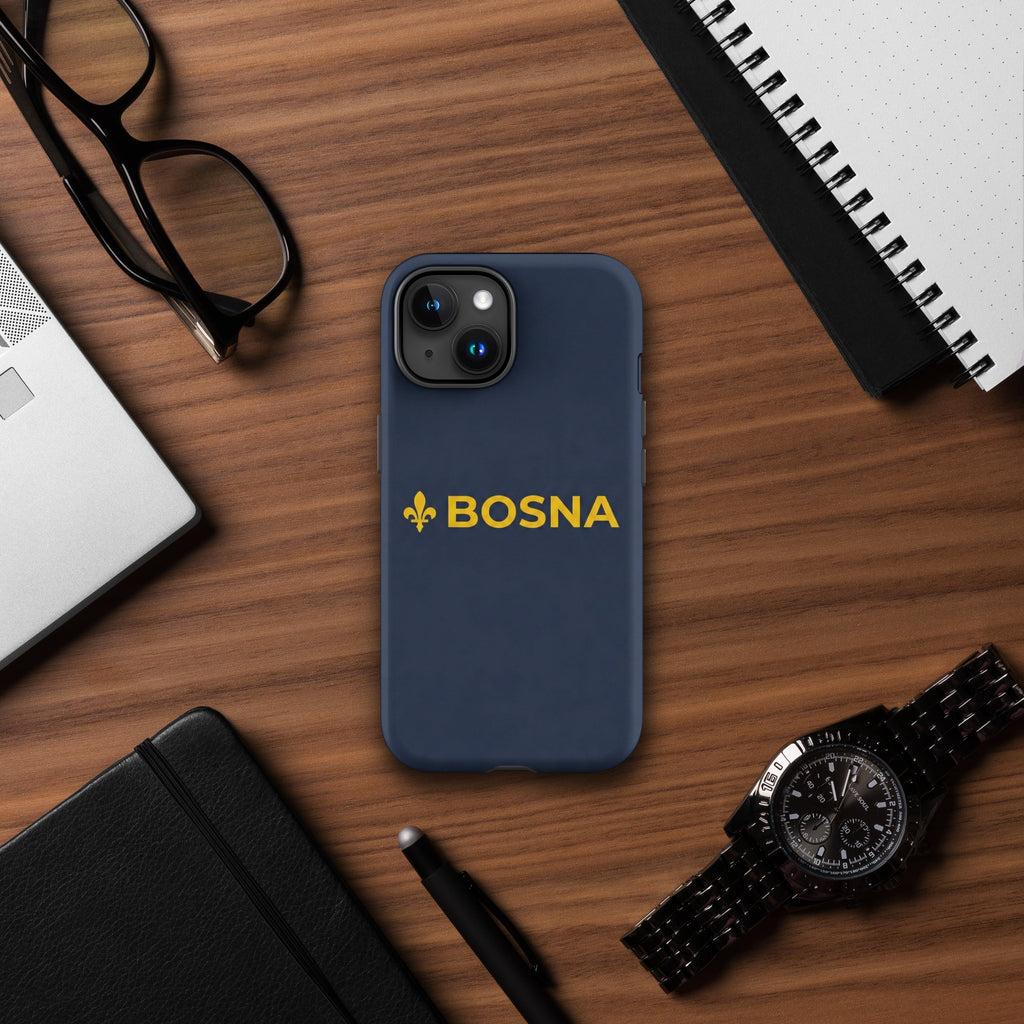 Bosna Midnight Carbon: Precision Graphic – Tough Case for iPhone®